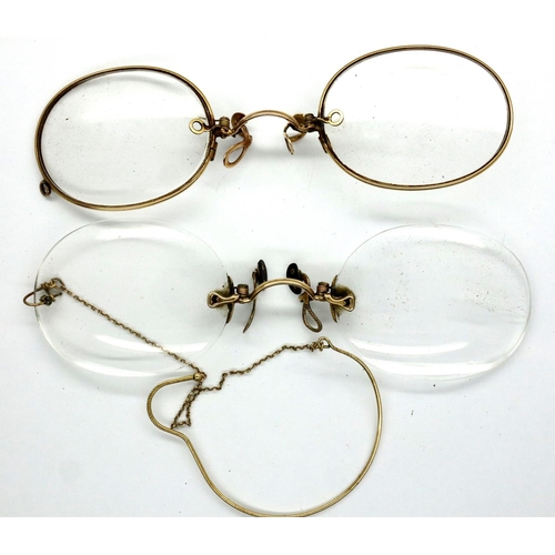 90 - Two pairs of Victorian spectacles. P&P Group 1 (£14+VAT for the first lot and £1+VAT for subsequent ... 