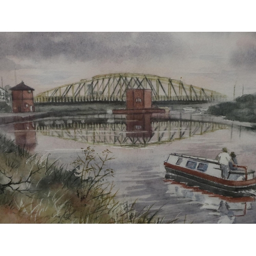 3006 - Alex Prowse (contemporary): limited edition lithograph, The Anderton Boat Lift, numbered 136/750 and... 