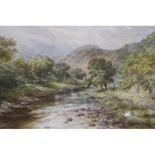 3014 - E S Lee (19th century): watercolour, Pass of Leny Callander, 15 x 20 cm. Not available for in-house ... 