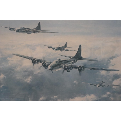 3015 - Robert Taylor (b. 1946): first edition print, Memphis Belle, pencil signed by Colonel Robert K Morga... 