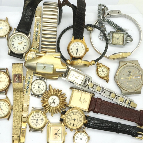 153 - Collection of ladies wristwatches. P&P Group 1 (£14+VAT for the first lot and £1+VAT for subsequent ... 