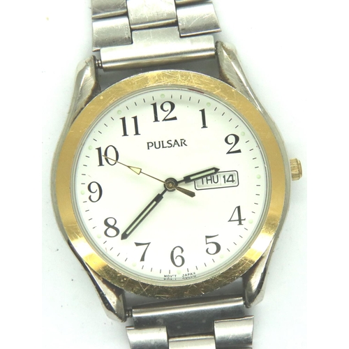 171 - Boxed ladies Swiss sports and Sekonda wristwatches and a boxed gents Pulsar. P&P Group 1 (£14+VAT fo... 