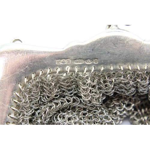 188 - Hallmarked silver purse, 83g. P&P Group 1 (£14+VAT for the first lot and £1+VAT for subsequent lots)