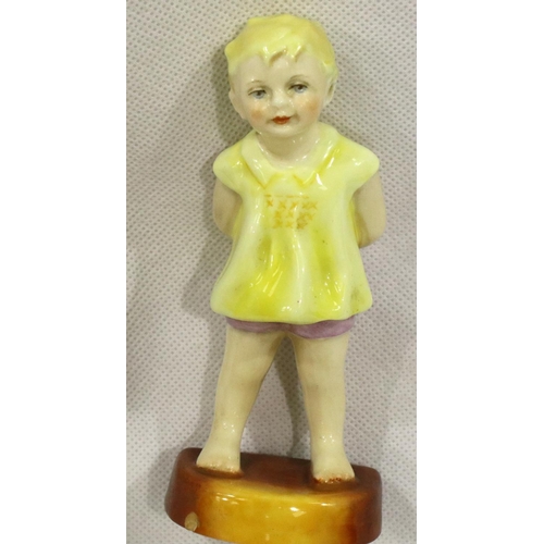 243 - Royal Worcester Tommy figurine, H: 11 cm. No cracks, chips or visible restoration. P&P Group 1 (£14+... 