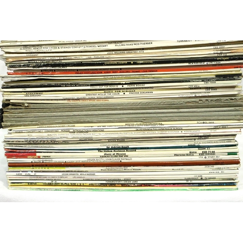 399 - Three shelves of mixed genre LP records. Not available for in-house P&P, contact Paul O'Hea at Mailb... 