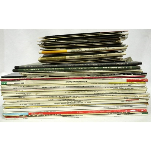 399 - Three shelves of mixed genre LP records. Not available for in-house P&P, contact Paul O'Hea at Mailb... 