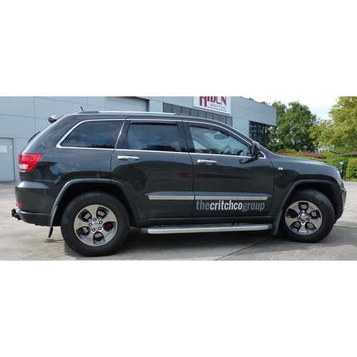 1C - Jeep Grand Cherokee, 2011 plate BF61 0UN, automatic, grey, 113119 miles, 3.0L diesel. 10%+VAT BUYERS... 