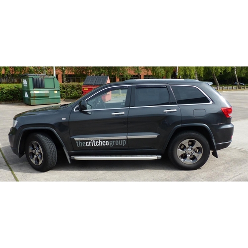 1C - Jeep Grand Cherokee, 2011 plate BF61 0UN, automatic, grey, 113119 miles, 3.0L diesel. 10%+VAT BUYERS... 