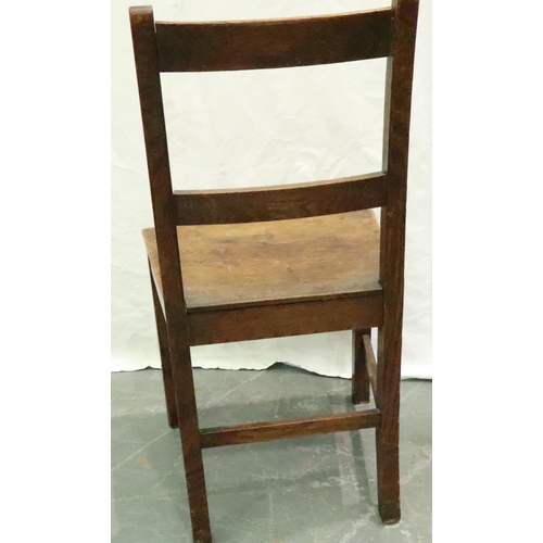 3122 - Early elm chair. Not available for in-house P&P, contact Paul O'Hea at Mailboxes on 01925 659133