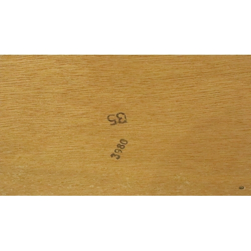 3130 - G Plan, a shaped teak sideboard of three drawers and cupboard, 186 x 45 x 73 cm H. Not available for... 