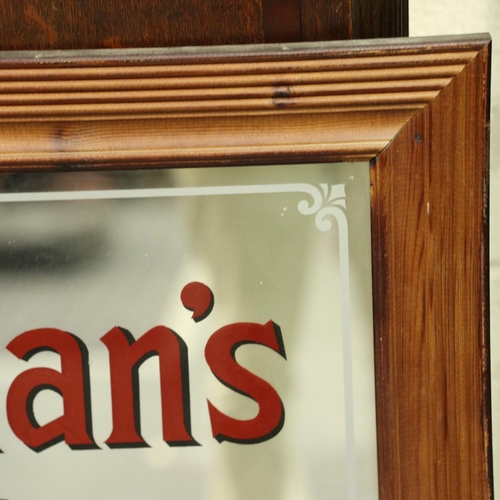 3147 - A reproduction Colmans Mustard advertising mirror, overall 94 x 69 cm. Not available for in-house P&... 