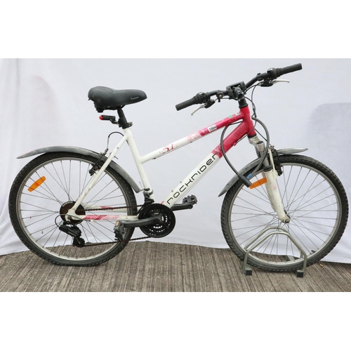 1004 - Rockrider 5.1 ladies bike with 21 Shimano gears, 19 inch frame. Not available for in-house P&P, cont... 