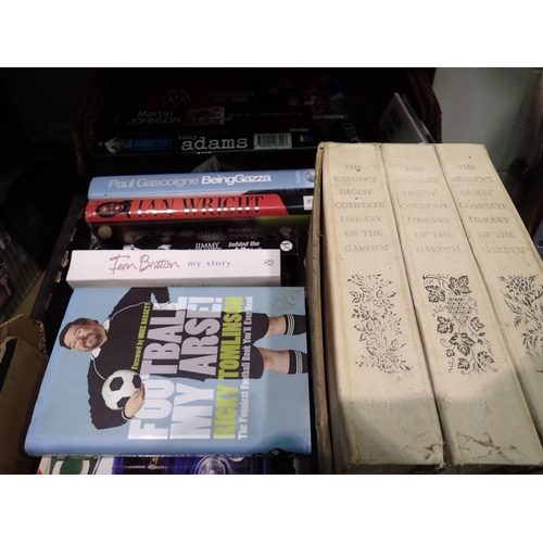 1041 - Box of mixed magazines and books to include biographies. Not available for in-house P&P, contact Pau... 