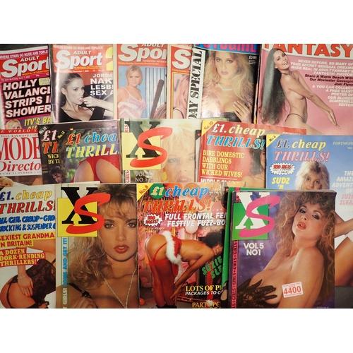 1107 - Twenty five glamour magazines. P&P Group 2 (£18+VAT for the first lot and £3+VAT for subsequent lots... 