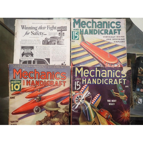 1147 - Collection of 1930s Mechanics and Handicraft magazines. P&P Group 1 (£14+VAT for the first lot and £... 