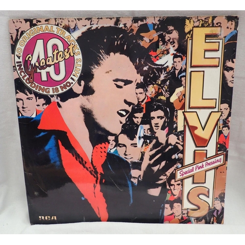 1150 - Elvis RCA Forty Greatest Hits on double album special pink pressing. P&P Group 1 (£14+VAT for the fi... 