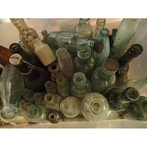 1171 - Mixed collection of glass and ceramic bottles. Not available for in-house P&P, contact Paul O'Hea at... 