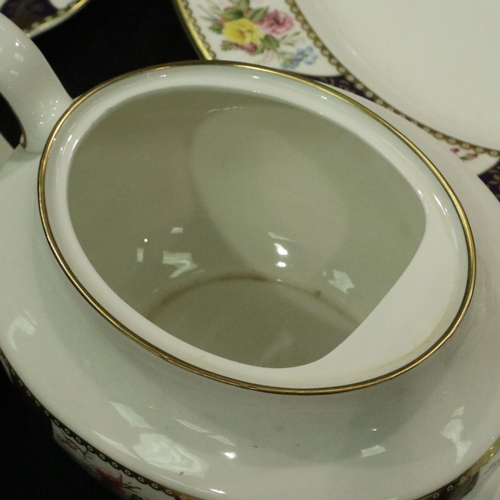 232 - Large quantity of Spode Cabinet Collection Kingswood pattern dinner and teaware (56). Not available ... 