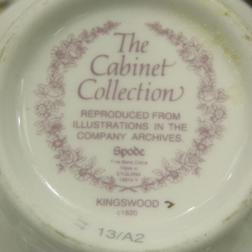 232 - Large quantity of Spode Cabinet Collection Kingswood pattern dinner and teaware (56). Not available ... 