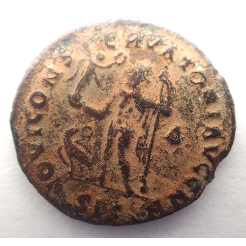 3024 - Roman bronze follis of Licinius I, Jupiter holding victory and staff with eagle at feet, 308 - 324 A... 