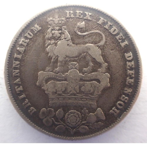 3039 - 1826 silver shilling of George IV, aVF grade. P&P Group 0 (£5+VAT for the first lot and £1+VAT for s... 