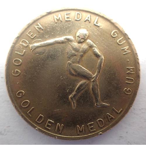 3058 - Golden medal Gum Gum. P&P Group 0 (£5+VAT for the first lot and £1+VAT for subsequent lots)