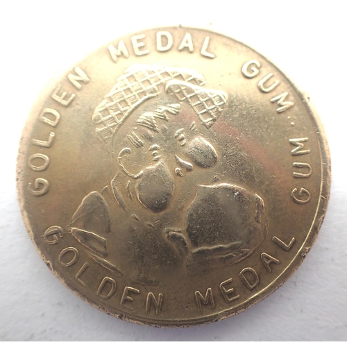 3058 - Golden medal Gum Gum. P&P Group 0 (£5+VAT for the first lot and £1+VAT for subsequent lots)