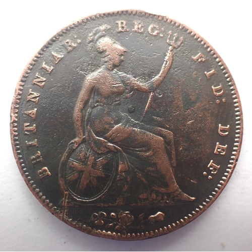 3066 - 1854 copper penny of Queen Victoria. P&P Group 0 (£5+VAT for the first lot and £1+VAT for subsequent... 