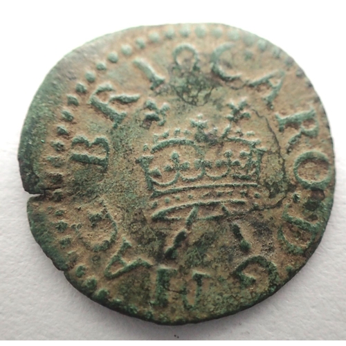 3080 - Charles I copper Irish farthing. P&P Group 0 (£5+VAT for the first lot and £1+VAT for subsequent lot... 