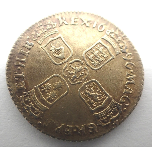 3081 - 1696 silver sixpence of William III, nEF condition. P&P Group 0 (£5+VAT for the first lot and £1+VAT... 