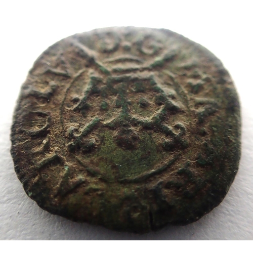 3082 - Charles I copper rose farthing. P&P Group 0 (£5+VAT for the first lot and £1+VAT for subsequent lots... 