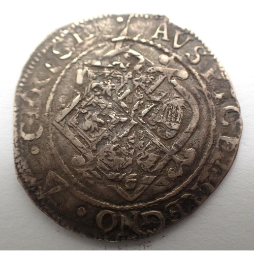 3091 - Charles I hammered Stuart silver sixpence, Tower Mint. P&P Group 0 (£5+VAT for the first lot and £1+... 