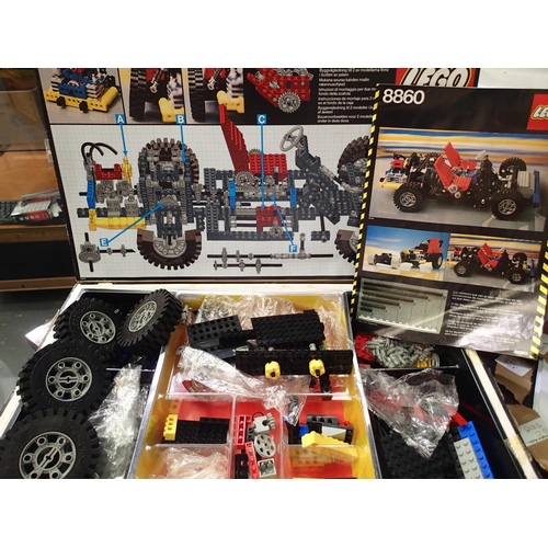 2021 - Lego Technic 8860 motor car, contents unchecked for completeness, box is fair. P&P Group 1 (£14+VAT ... 