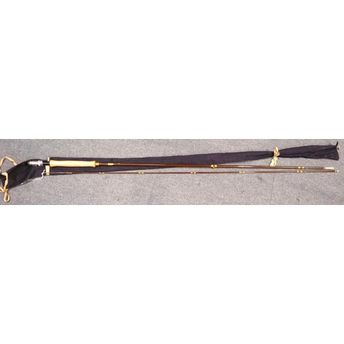 2018 - Hardy Jet split cane fishing rod. P&P Group 2 (£18+VAT for the first lot and £3+VAT for subsequent l... 