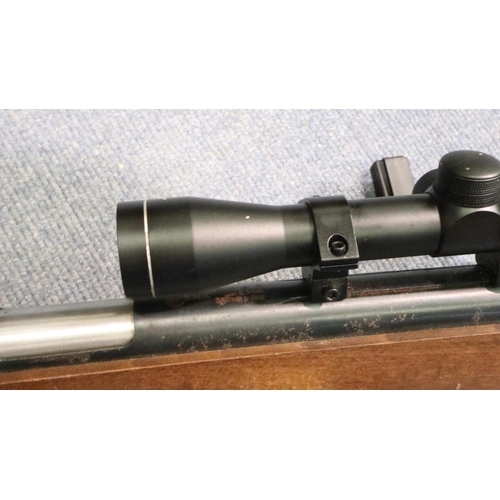 2019 - SMK XS36-1 22 air rifle with 9 x 32 scope. P&P Group 3 (£25+VAT for the first lot and £5+VAT for sub... 