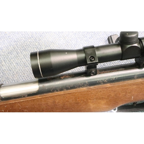 2019 - SMK XS36-1 22 air rifle with 9 x 32 scope. P&P Group 3 (£25+VAT for the first lot and £5+VAT for sub... 