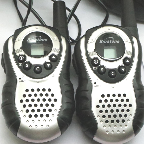 2020 - Binatone Latitude 150 two way radio walkie talkies, with charger, boxed. P&P Group 2 (£18+VAT for th... 