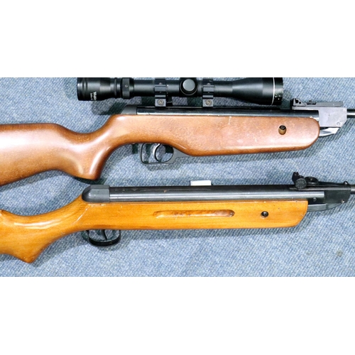 2024 - Webley Sport 22 air rifle with 9 x 40 scope, together with a further rifle (2). P&P Group 3 (£25+VAT... 