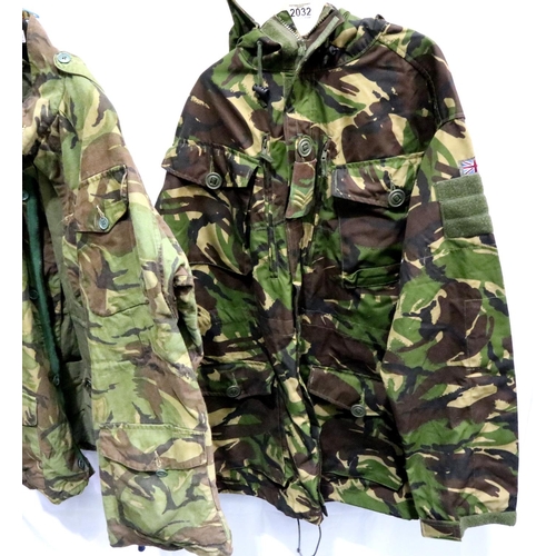 2032 - Two NATO Issue camouflage combat smocks, each size nine. P&P Group 3 (£25+VAT for the first lot and ... 