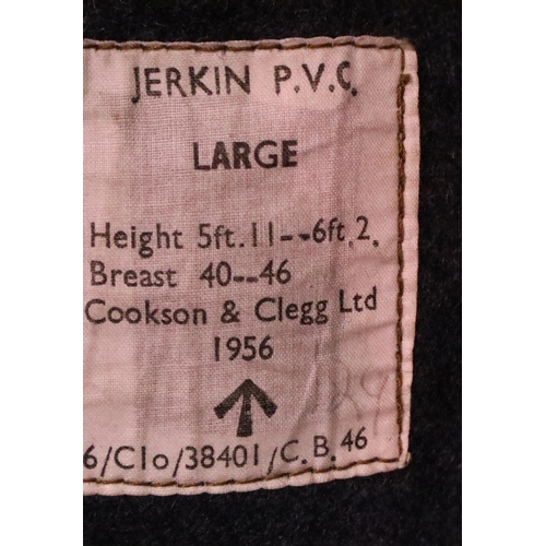 2057 - British military 1956 pattern lined Jerkin. P&P Group 2 (£18+VAT for the first lot and £3+VAT for su... 