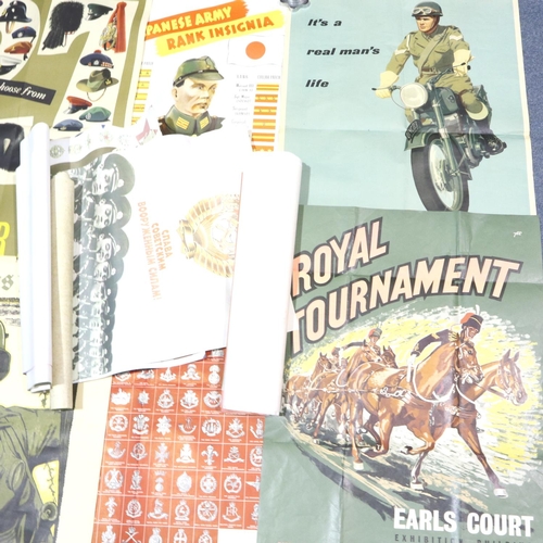 2087 - Quantity of reproduction WWII posters (10). P&P Group 2 (£18+VAT for the first lot and £3+VAT for su... 