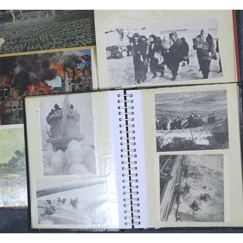 2092 - Six albums of military postcards, cuttings etc. P&P Group 2 (£18+VAT for the first lot and £3+VAT fo... 