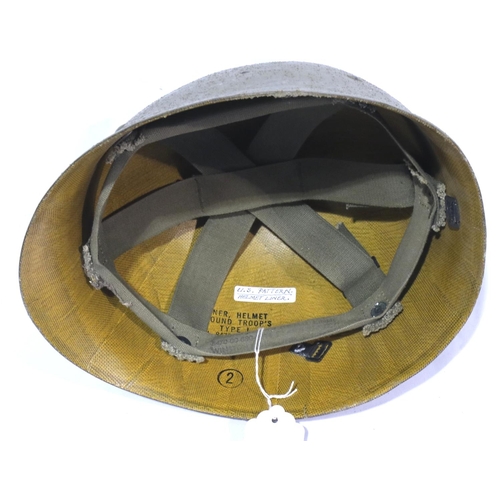 2147 - American Vietnam war period M1 helmet liner. P&P Group 2 (£18+VAT for the first lot and £3+VAT for s... 