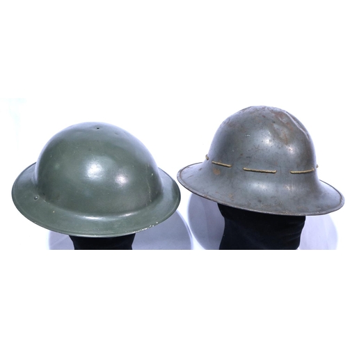 2149 - British Home Front lightweight fibre glass helmet with liner. P&P Group 2 (£18+VAT for the first lot... 