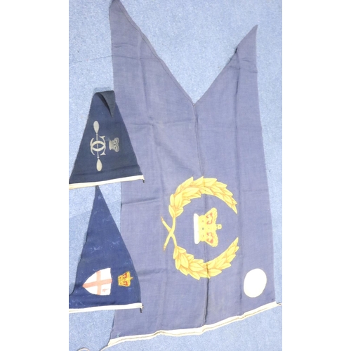 2179 - Victorian Canoeing Club pennant, and two others. (3) P&P Group 2 (£18+VAT for the first lot and £3+V... 