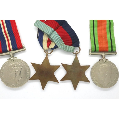 2280C - WWII medal pair and two stars, unnamed. P&P Group 1 (£14+VAT for the first lot and £1+VAT for subseq... 