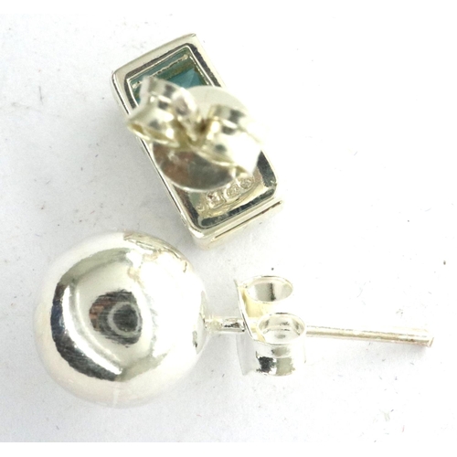 104 - Twenty pairs of silver earrings. P&P Group 1 (£14+VAT for the first lot and £1+VAT for subsequent lo... 