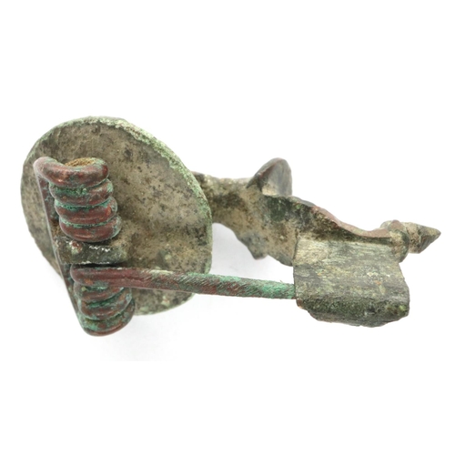 116 - 4th century Roman Trumpet fibula, in excellent condition. P&P Group 0 (£5+VAT for the first lot and ... 