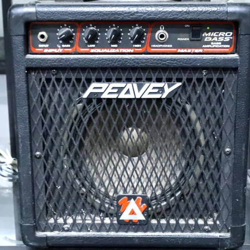 455 - Peavey Micro Bass amplifier. All electrical items in this lot have been PAT tested for safety and ha... 