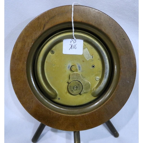 392 - Vintage mechanical Kienzle mantel clock, working at lotting. Not available for in-house P&P